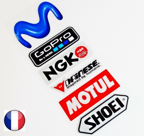 Autocollant sponsors moto - sponsors,
