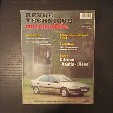 Revue Technique Citroën Xantia 1.9d td X SX VSX turbo D RTA évolution Opel Corsa