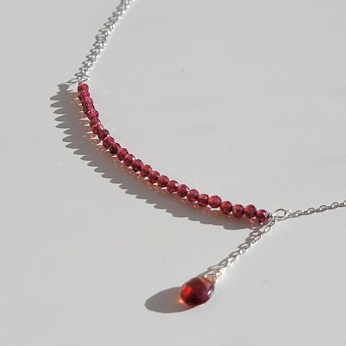 Collier argent pierre - collier,