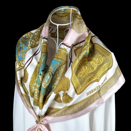 Foulard vintage soie - soie, hermes