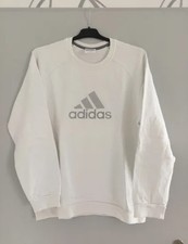 Pull blanc adidas M