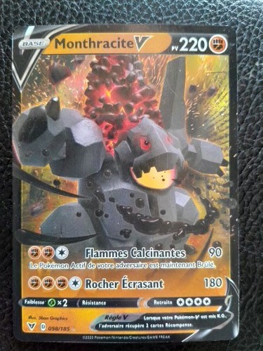Carte pokemon monthracite v - pokemon,