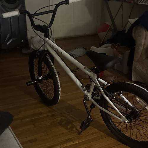 Decathlon 20in bmx bike - decathlon, white