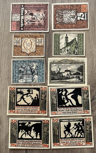 Lot billets allemand - de,