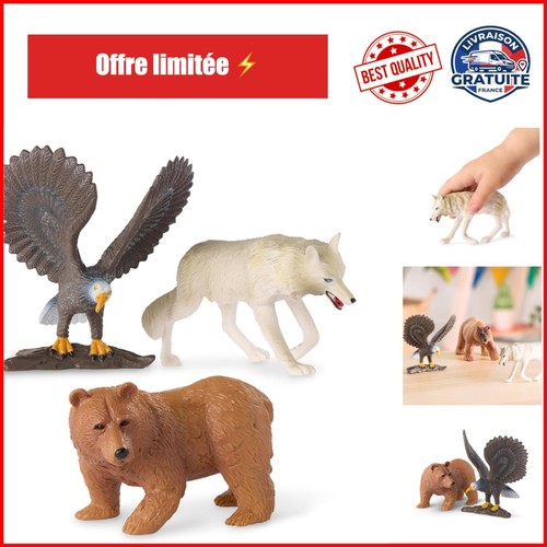 Figurines animaux forêt - la,