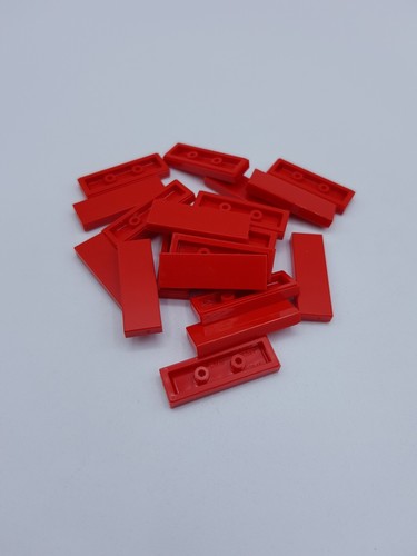 Lego lot tile 1x3 rouge - 1x3,