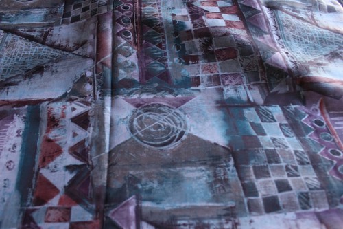 Vintage fabric pièce - vintage,