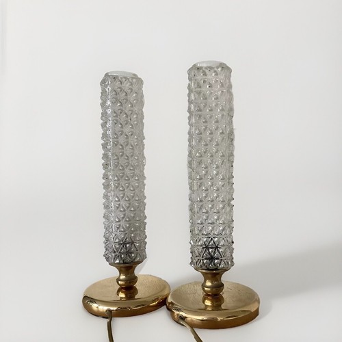 Paire lampes tubes verre - 2,