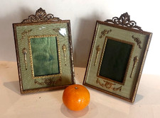 Rare Paire De Cadre Porte  photo Ancien De style louis XVI French Antique Fram