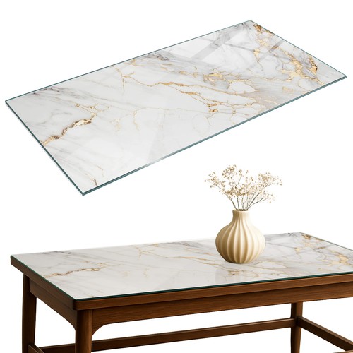 Plateau table verre - plateau, de