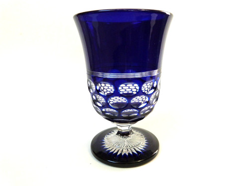 Verre vase cristal - cristal, doublé