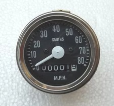 Compteur de vitesse 60 MM TRIUMPH T20 CUB (Replica -80421/19/2 ) Chrome Bezel
