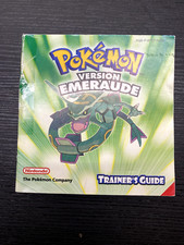 NOTICE SEULE Pokémon Version Emeraude EUR Nintendo Game boy Advance Gameboy