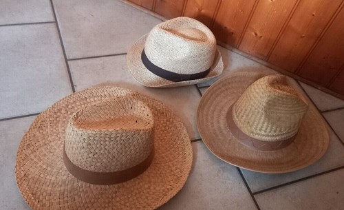 Lot chapeaux paille country - lot, 3