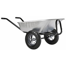 Brouette 2 roues gonflées - 150 litres - Expert Twin HAEMMERLIN