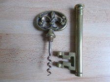 Tire-bouchon clé en laiton