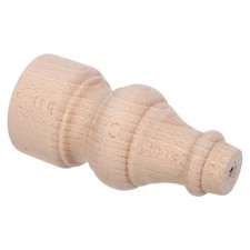  Embout en bois brut 12 x 6 cm