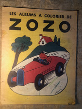 EO FRANCHI 1944 ZOZO Album à COLORIER HS2 genre HERGÉ,BAMBOULA Ed.René TOURET