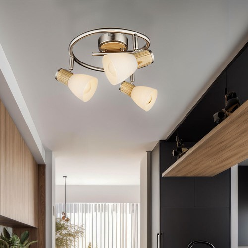 Luminaire sportif lampe bois - luminaire,