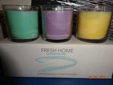 PARTYLITE  TRIO   DE  MINI-POTS  À  BOUGIE    FRESH  HOME G 10810
