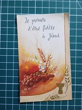 vt532 Image pieuse circa 1979 profession de foi Bruno Messey