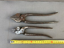 Ancien lot de 2 pinces en fer