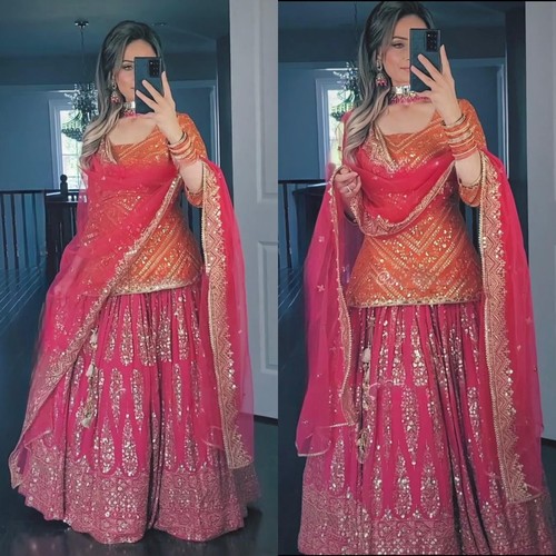 Prêt emploi lehenga - À, l'emploi