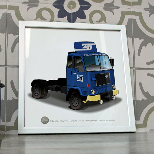 Poster camion volvo f88 - poster,