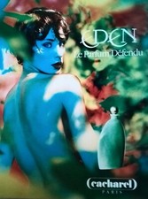 Publicité parfum . Eden de Cacharel . Feuille de magazine.