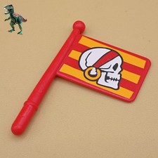 Playmobil drapeau rouge pour
