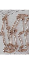 Long collier sautoir argent