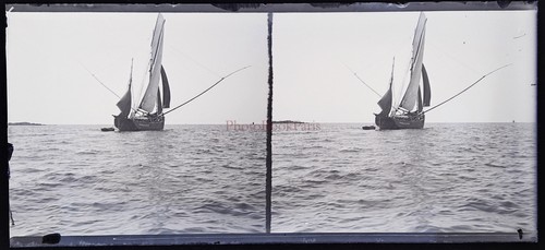 Suisse bateau voile - bateau, à