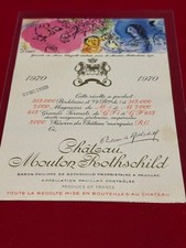 Etiquette vin Mouton