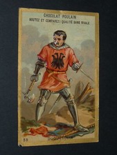 CHROMO 1885-1910 CHOCOLAT POULAIN CONNETABLE BERTRAND DU GUESCLIN