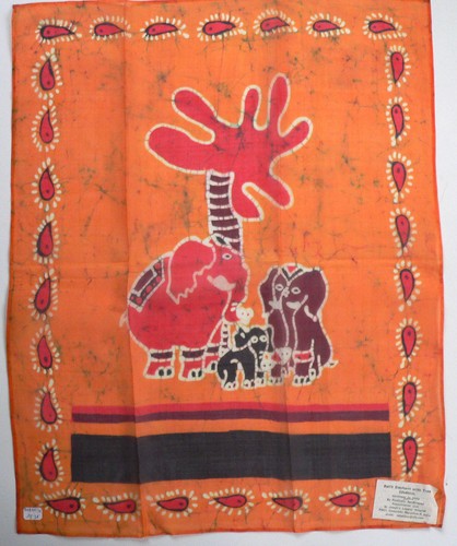 Superbe tenture indienne batik - indienne,