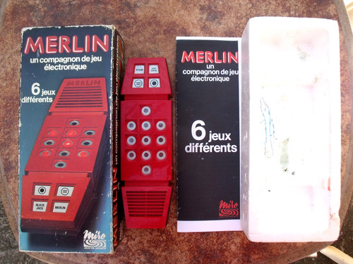 Merlin jeu electronique - merlin, electronique.
