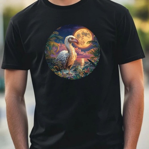 Mens dodo bird full moon - bird, at