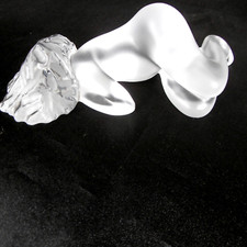 sculpture femme nue cristal atlantis crystal club numeroté