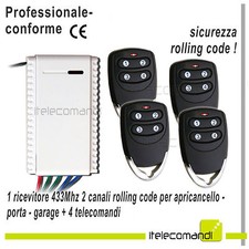 Kit Radio Récepteur 2 Canaux