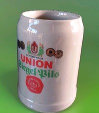 chope a bière union ziegel pils dortmunder en grès