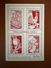 Bloc Du  Philagenda 2026 - Salon Philatélique d'Automne 2025