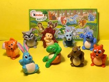 L1 :  9 KINDER 2010  + 1 BPZ - NATURE NATOONS Animaux de la foret série UN