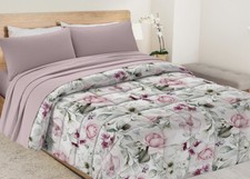 Couette Couverture Lit Hivernal 400gr Microfibre Numérique Flora Floral 1