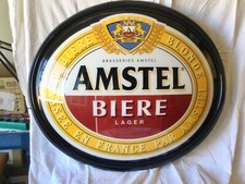 Enseigne Lumineuse Pub Bière Amstel LED Multicolore Collection Vintage 80X68cm