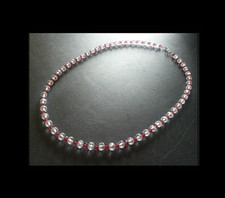 Collier cristal facetté