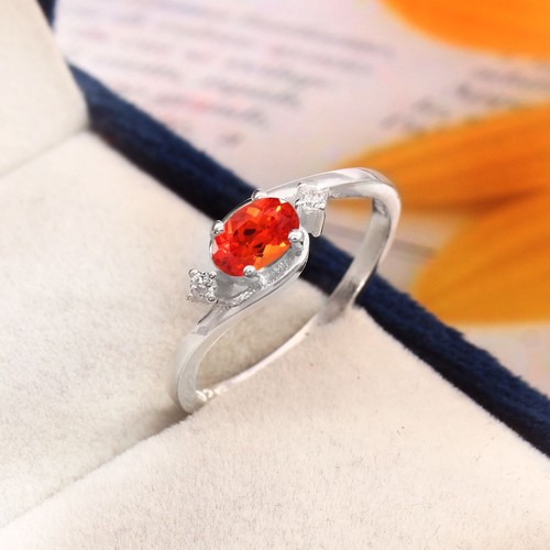 Bague émeraude padparadscha - bague,