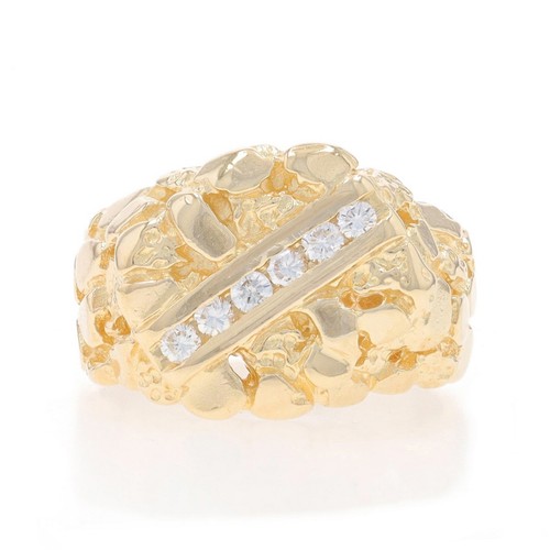 Jaune diamant pépite homme - diamant,