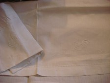 DRAP bébé ancien + taie  /