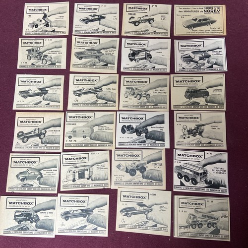Jouet matchbox publicités - 24,