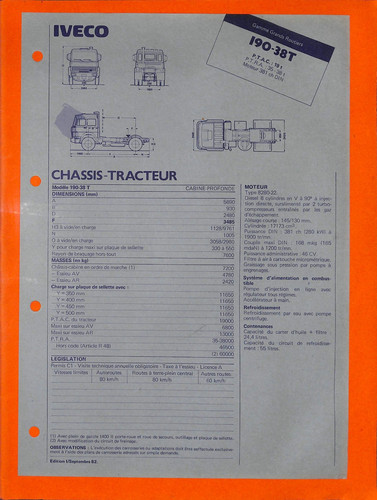 Iveco grands routiers 190 - iveco, 190-38